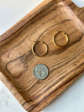 Gold E Hoops