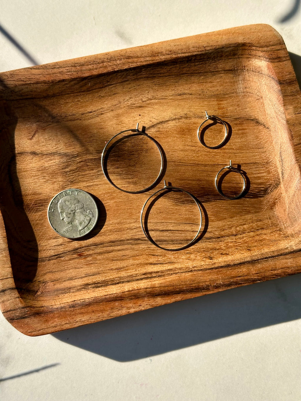 Silver F Hoops