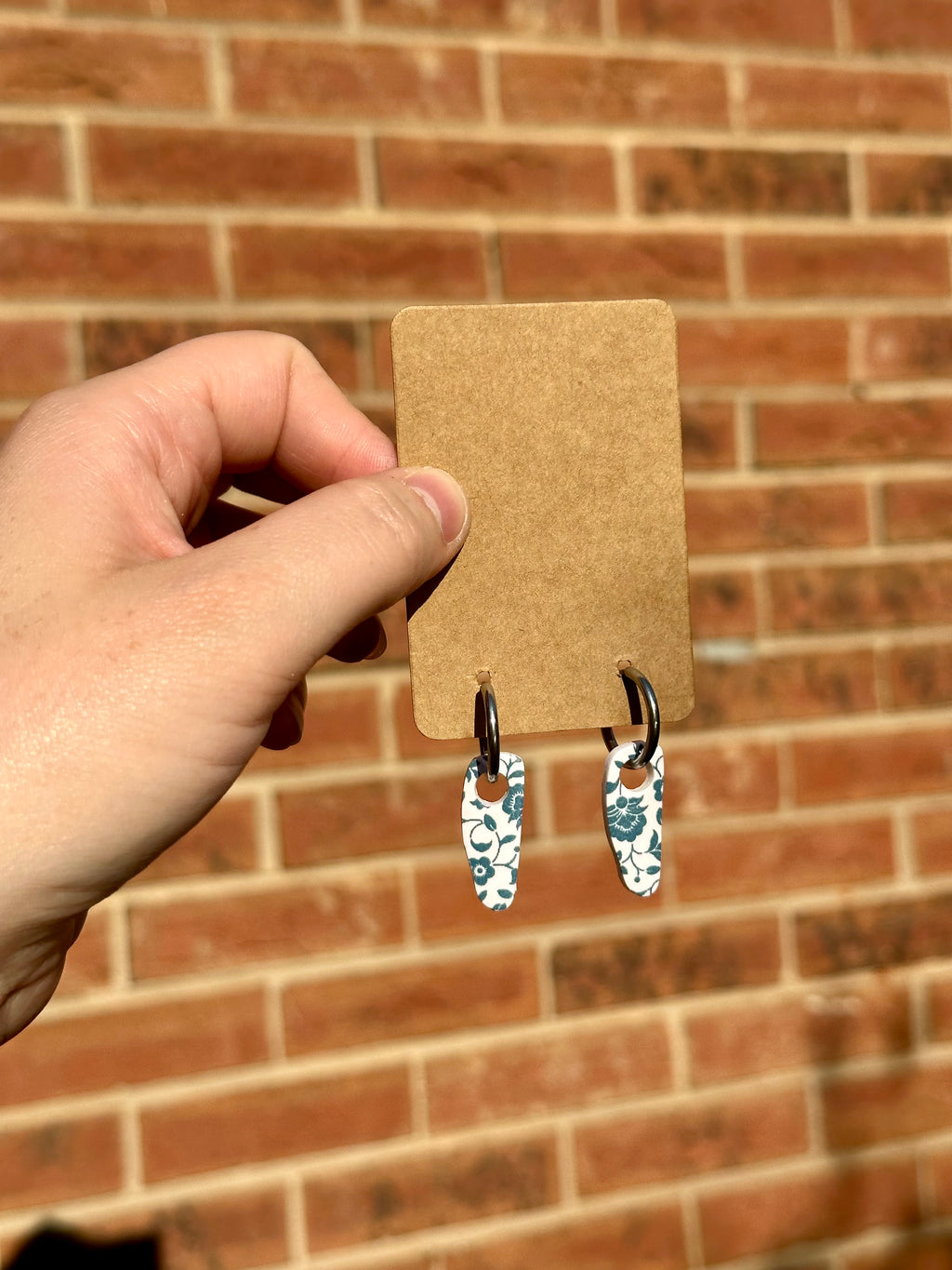 Blue Floral Charms