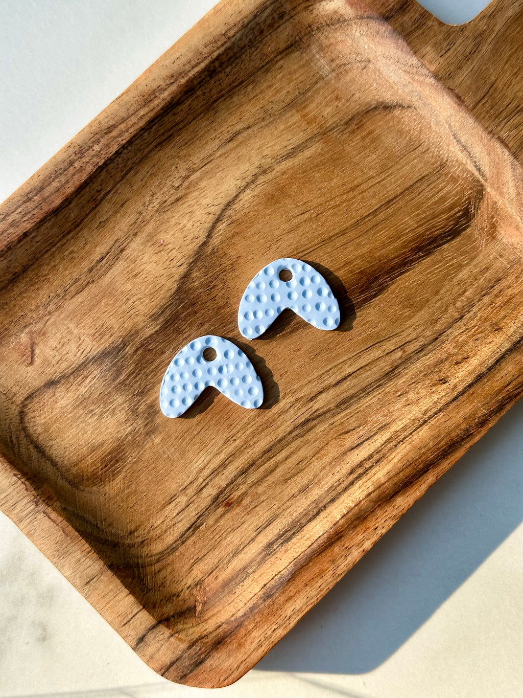 Sky Blue Dotted Charms