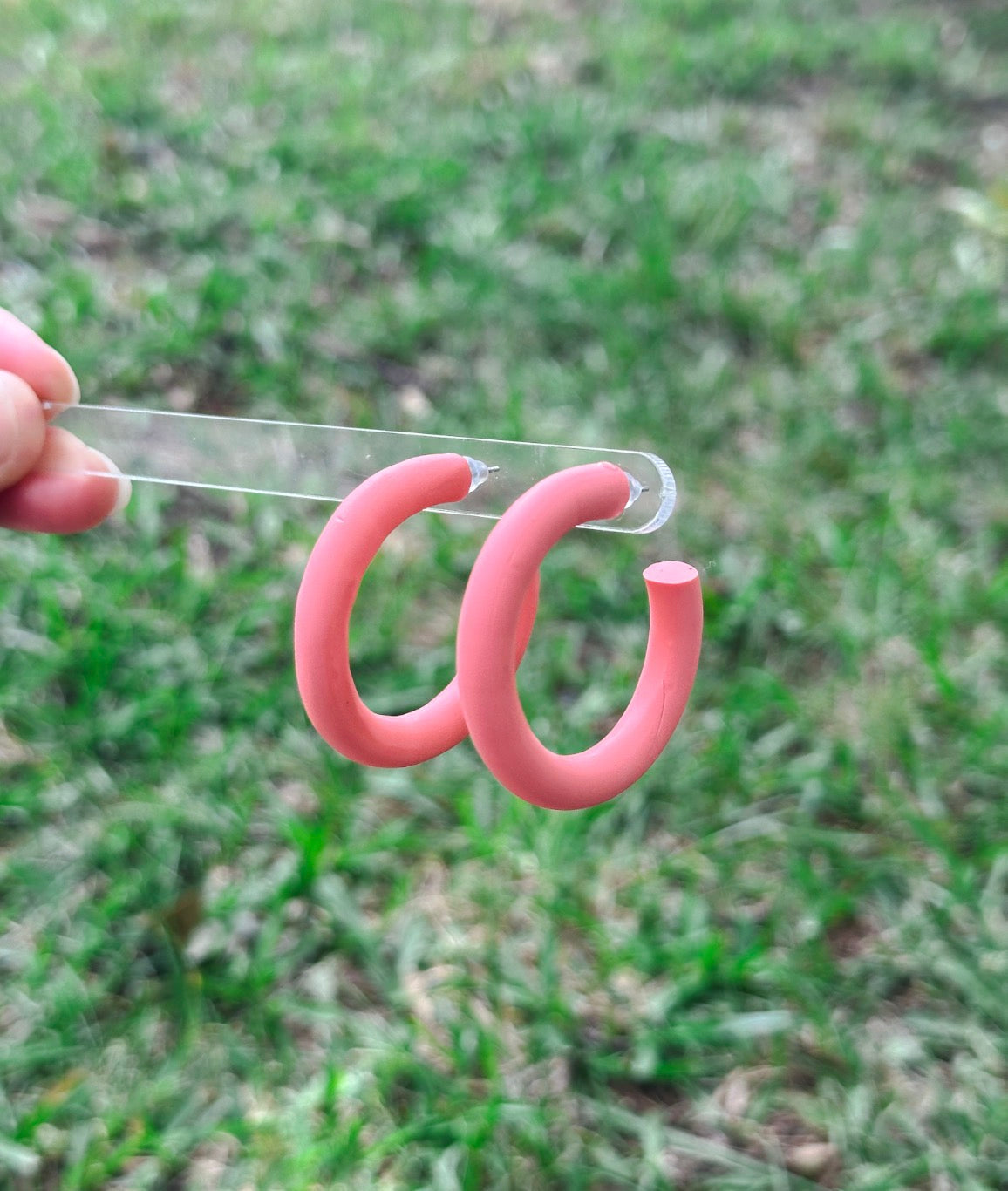 Classic Hoops- Coral
