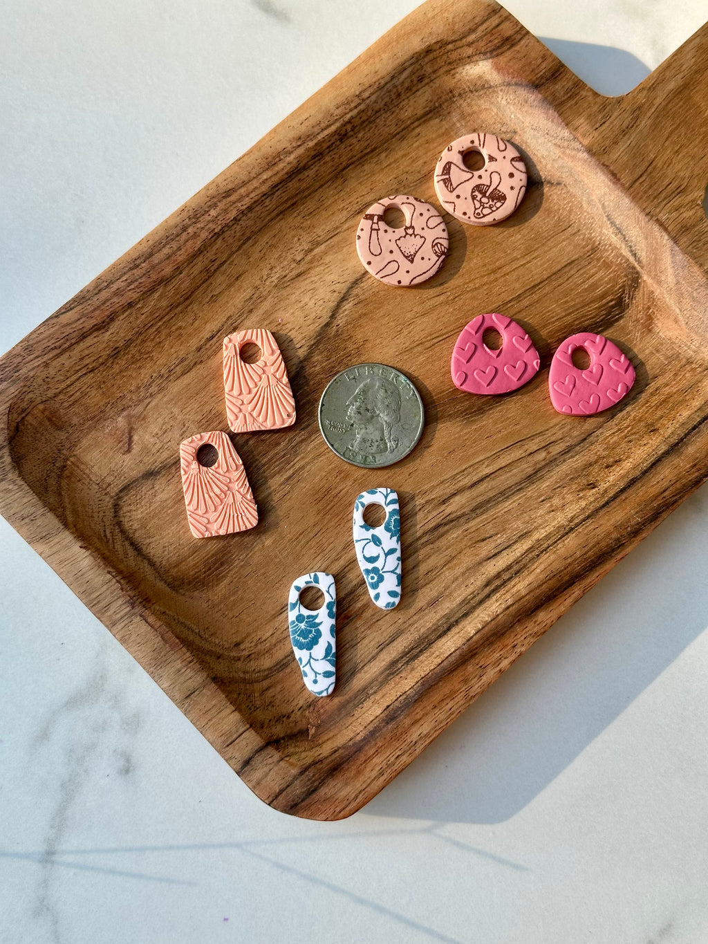 Apricot Printed Charm