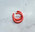 Classic Hoops- Coral