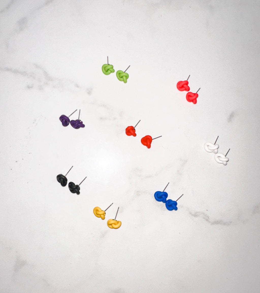 Knotted Studs Staple Colors