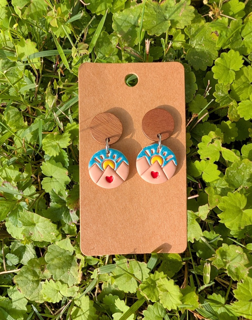 WNC Mountain Love Dangles