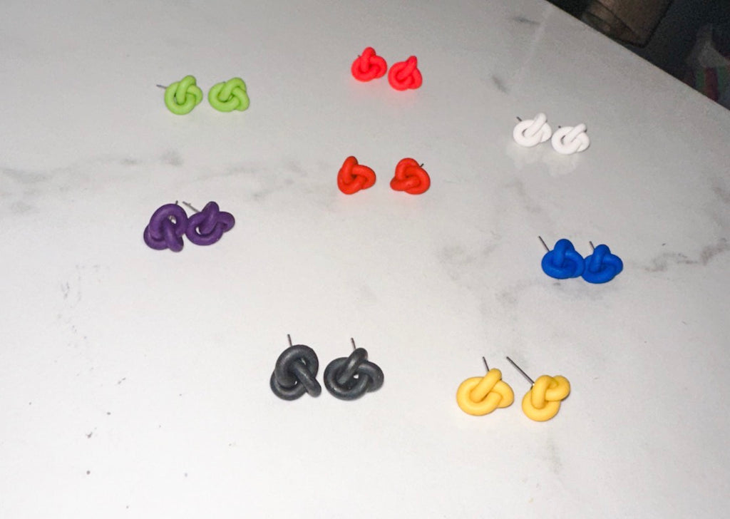 Knotted Studs Staple Colors
