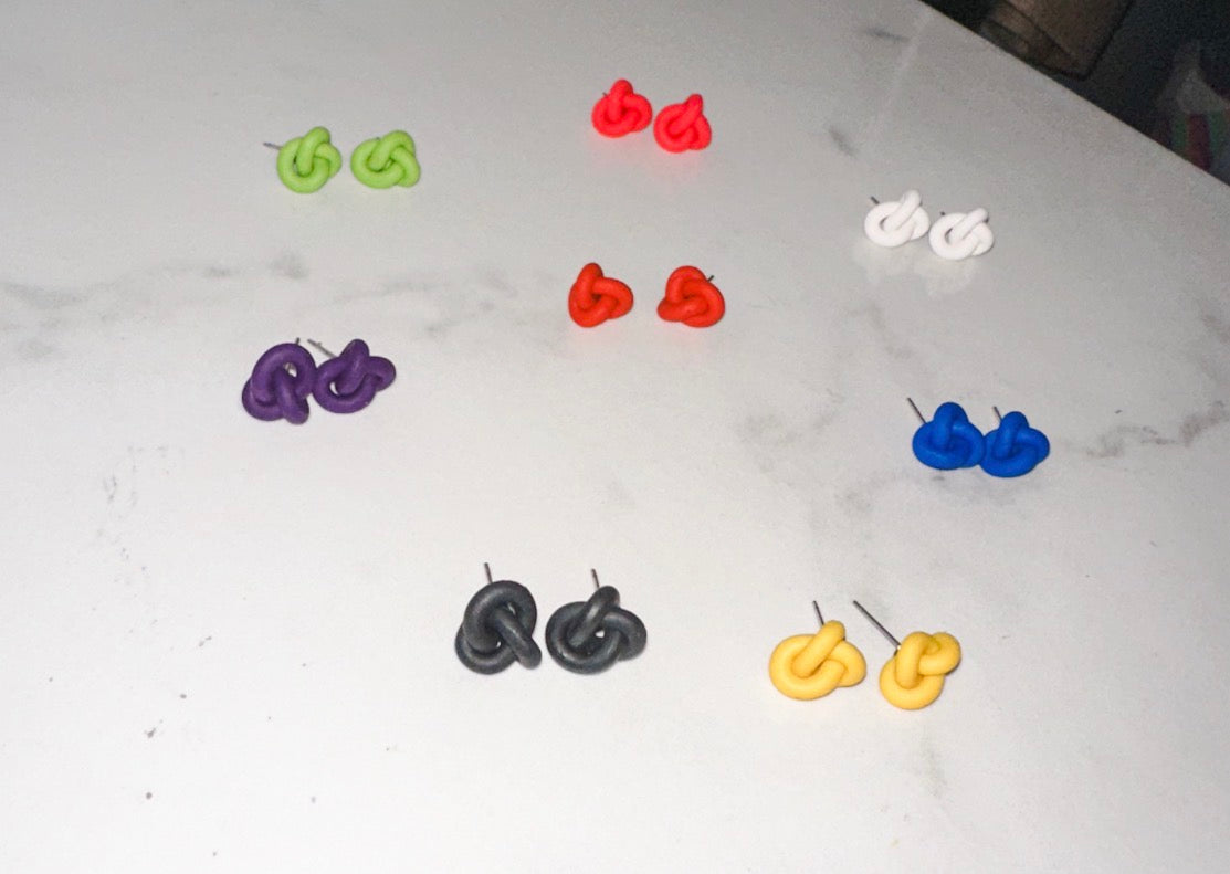 Knotted Studs Staple Colors