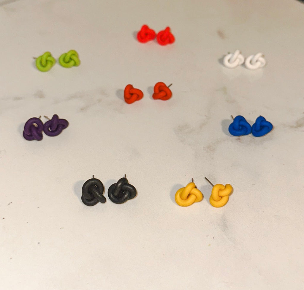 Knotted Studs Staple Colors