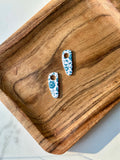 Blue Floral Charms