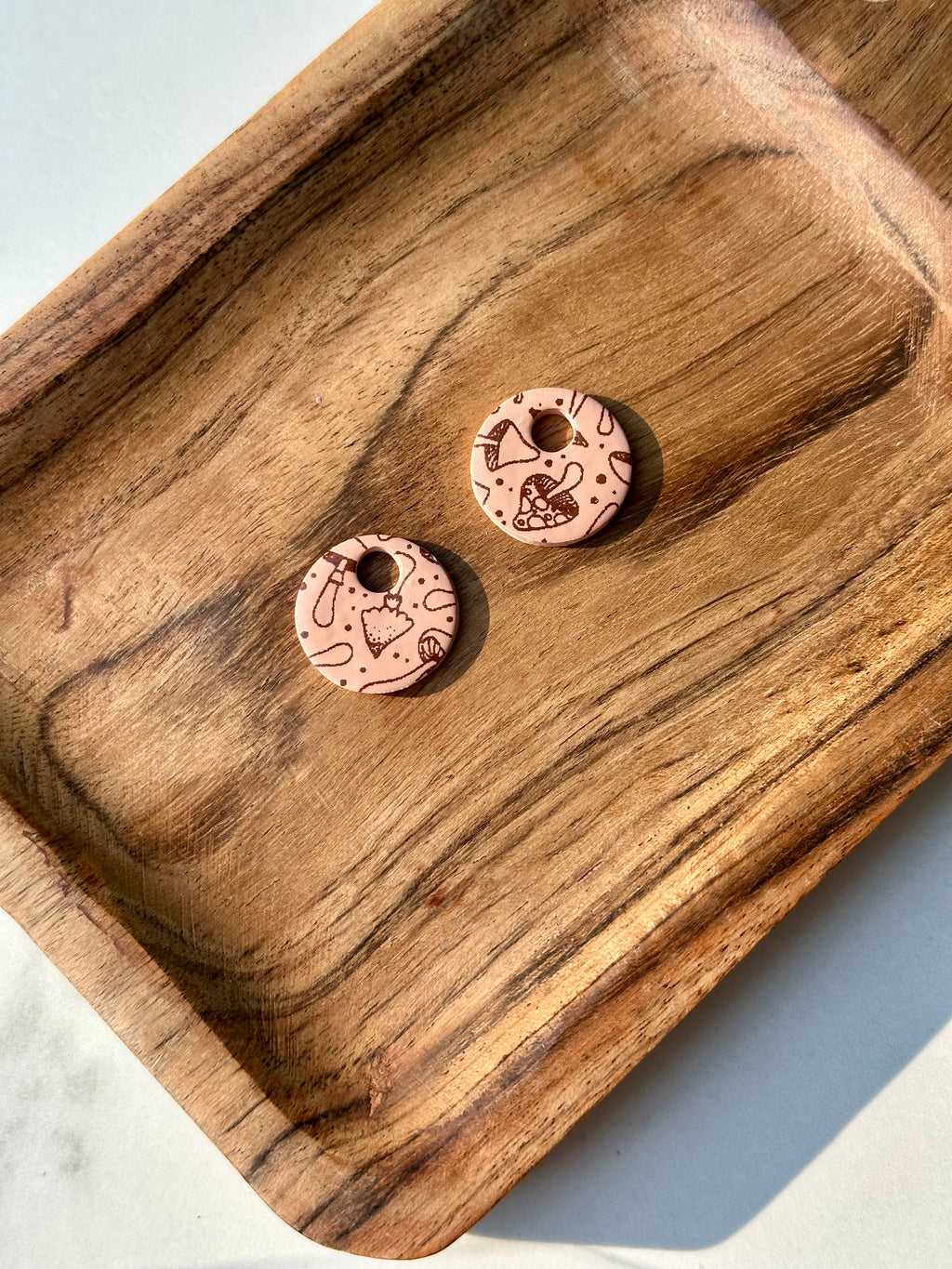 Mushroom Printed Charms